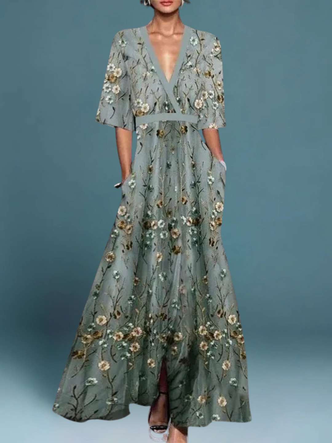 MARINA™ | Elegant Floral Dress