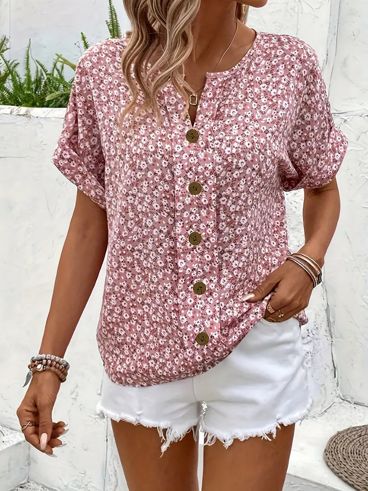 MIKELA – LIGHT FLORAL BLOUSE