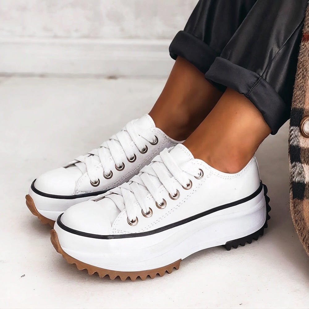 Leather | Platform Sneakers