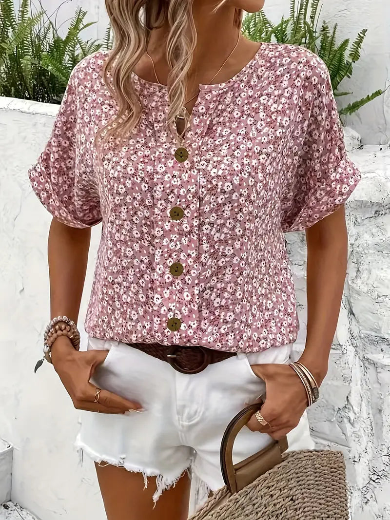 MIKELA – LIGHT FLORAL BLOUSE