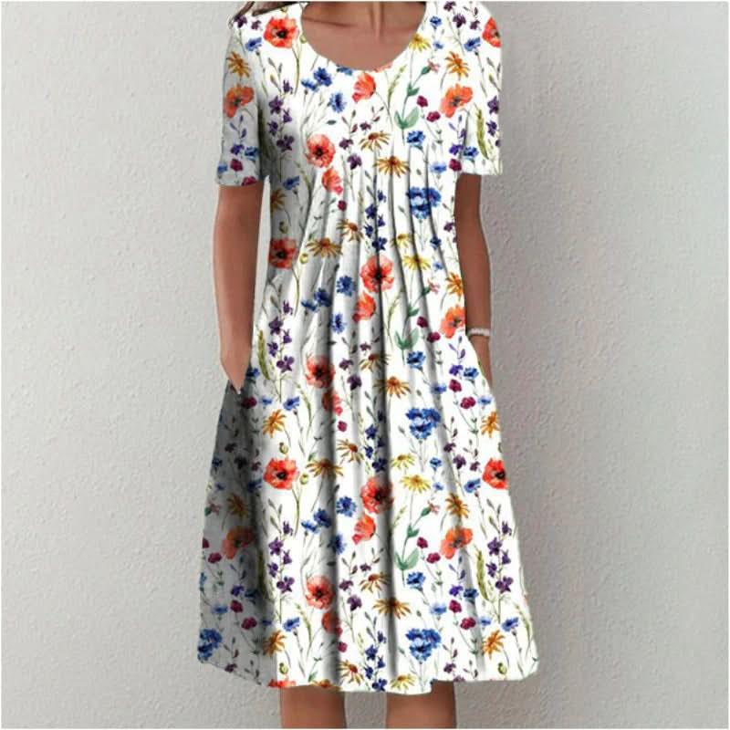 Charlotte | Classic Printed Dress