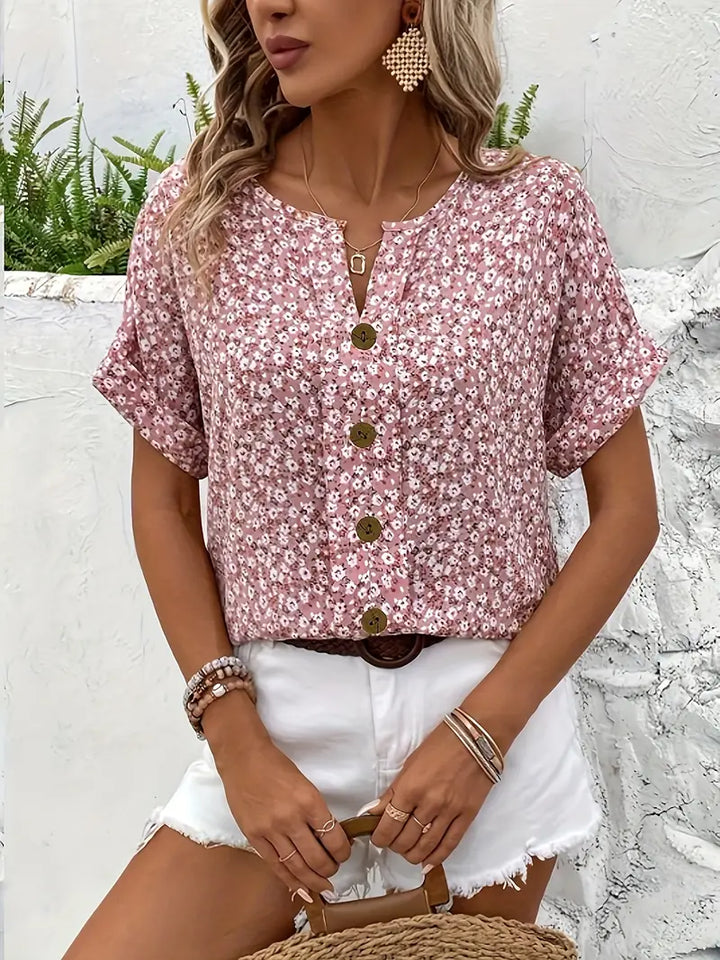 MIKELA – LIGHT FLORAL BLOUSE