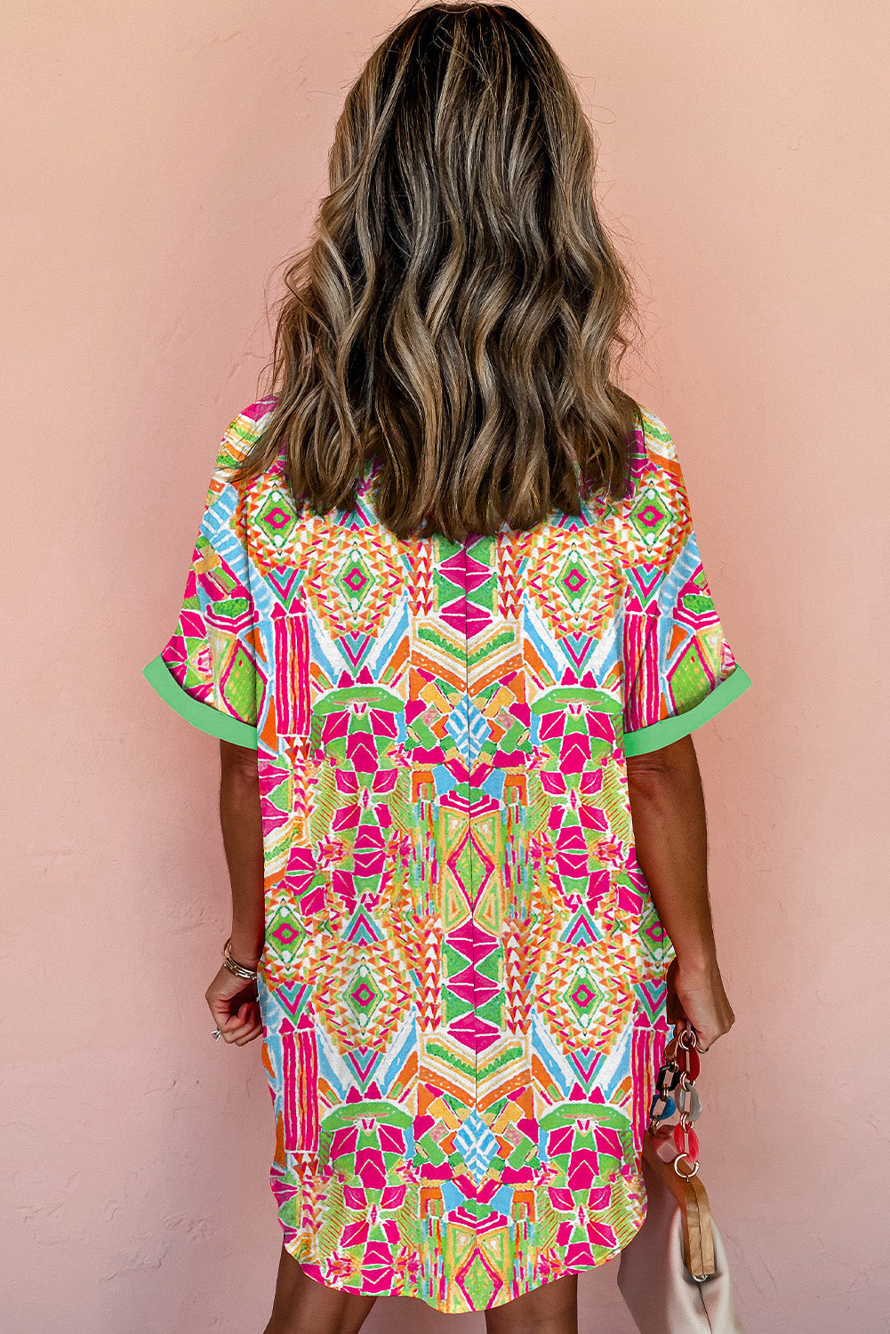 Zara – Contrast Print Dress