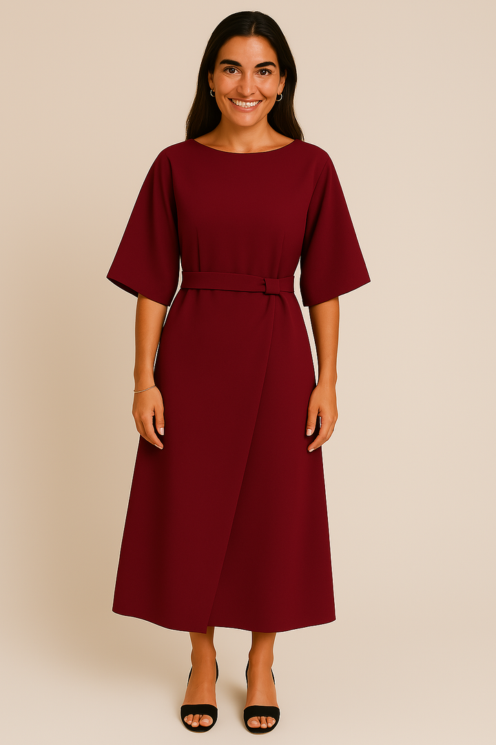 LANTERN SLEEVE DRESS