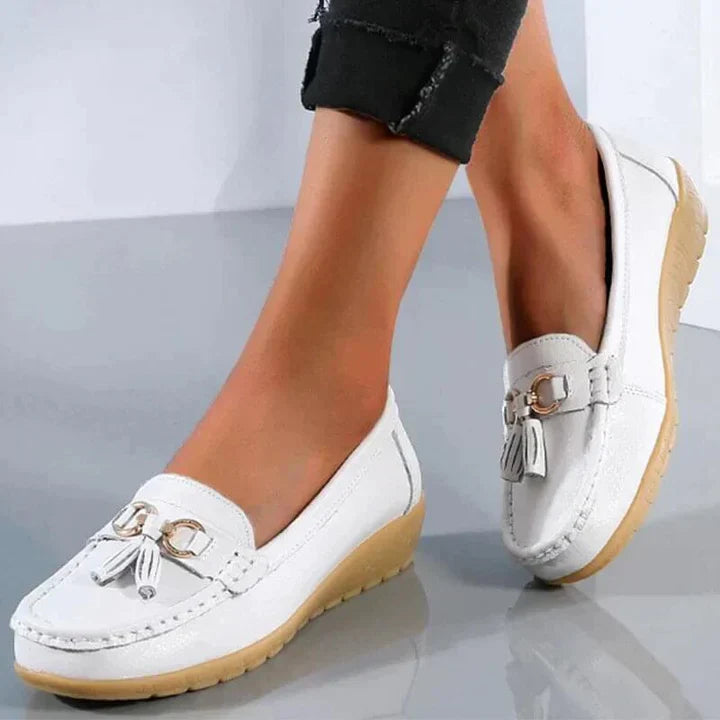Lia – Orthopedic Leather Moccasins