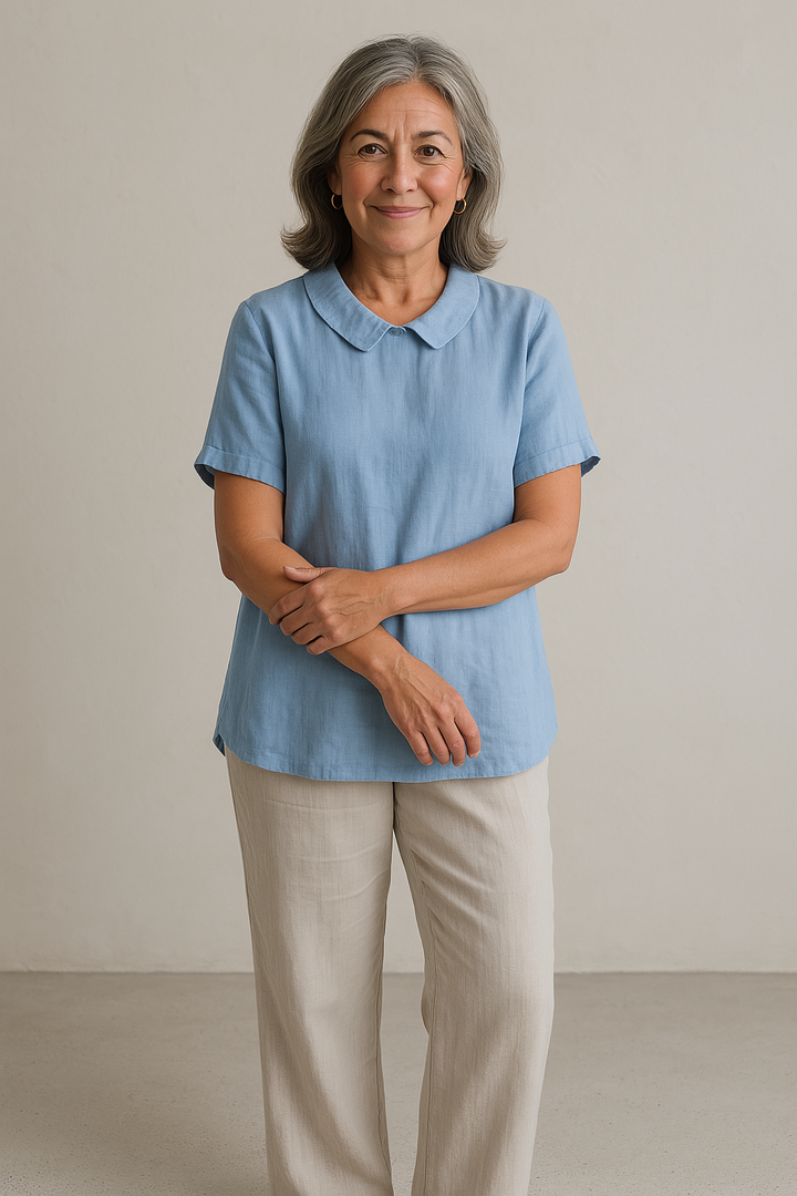 Lina – Breezy Linen Blouse