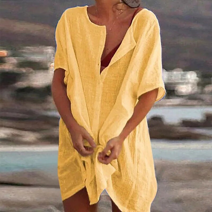 Loose Linen Summer Dress for Women