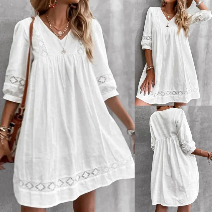 Boho Breeze Lace Sundress