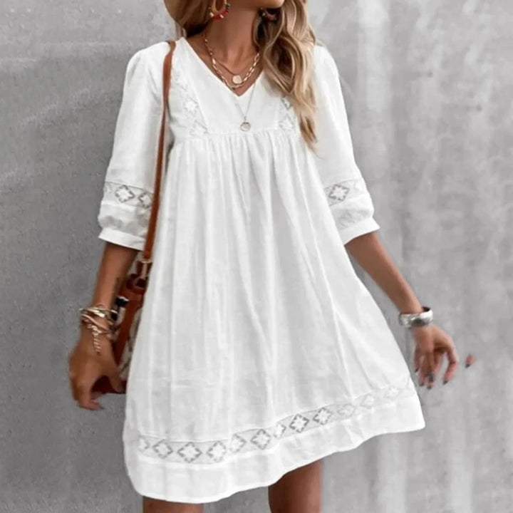 Boho Breeze Lace Sundress