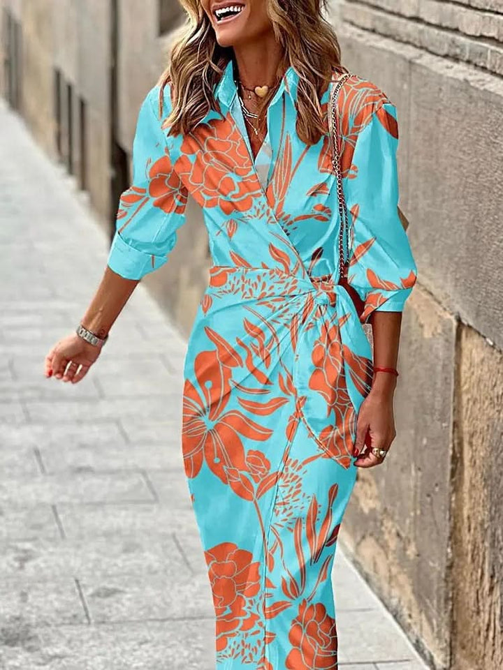 Seraphina™ | Printed Wrap Dress