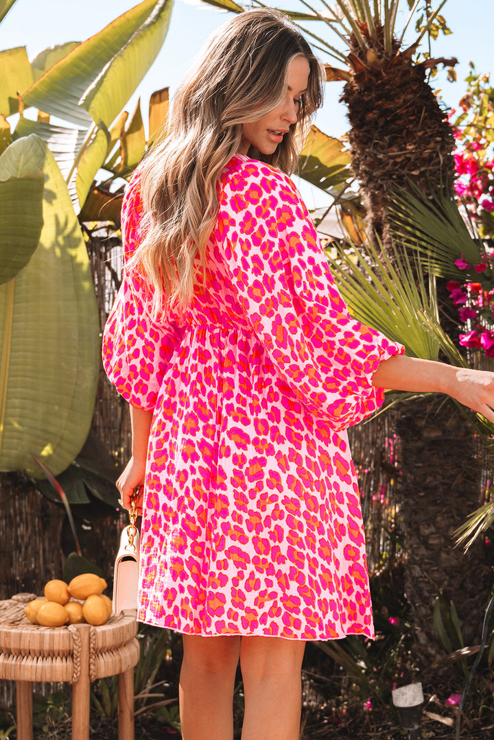 Luna – Leopard Luxe Dress