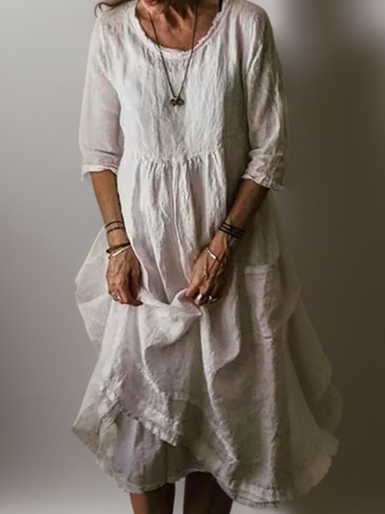Rosalie | Maxi Dress with Soft Neckline