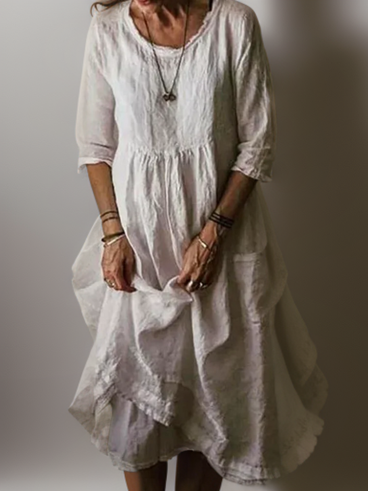 Rosalie | Maxi Dress with Soft Neckline