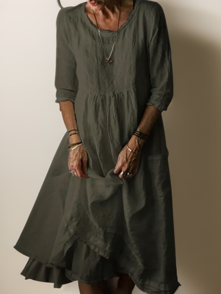 Rosalie | Maxi Dress with Soft Neckline