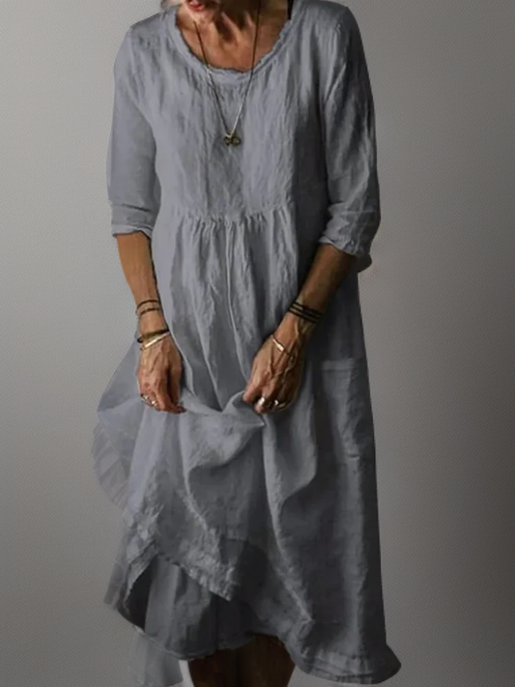 Rosalie | Maxi Dress with Soft Neckline