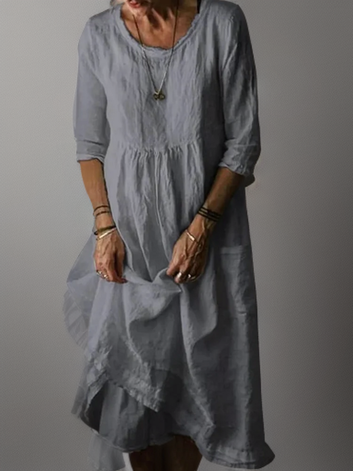Rosalie | Maxi Dress with Soft Neckline