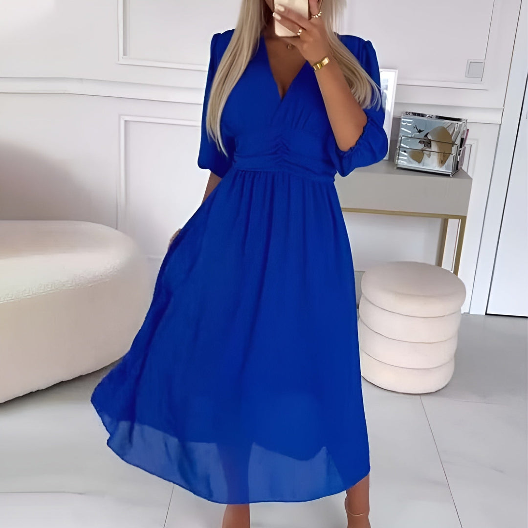 MIREILLE – Soft Breeze Silk Dress