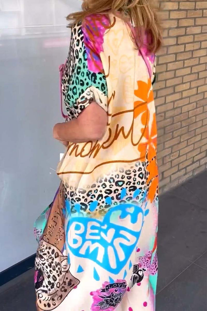Amanda | Relaxed Leopard Dress