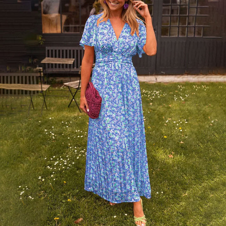 Leah – V-Neck Women's Dress