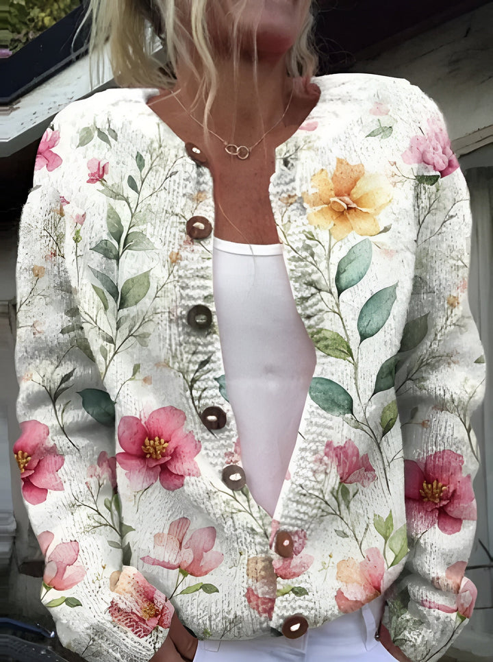 Dupont™ | Elegant Floral Print Jacket