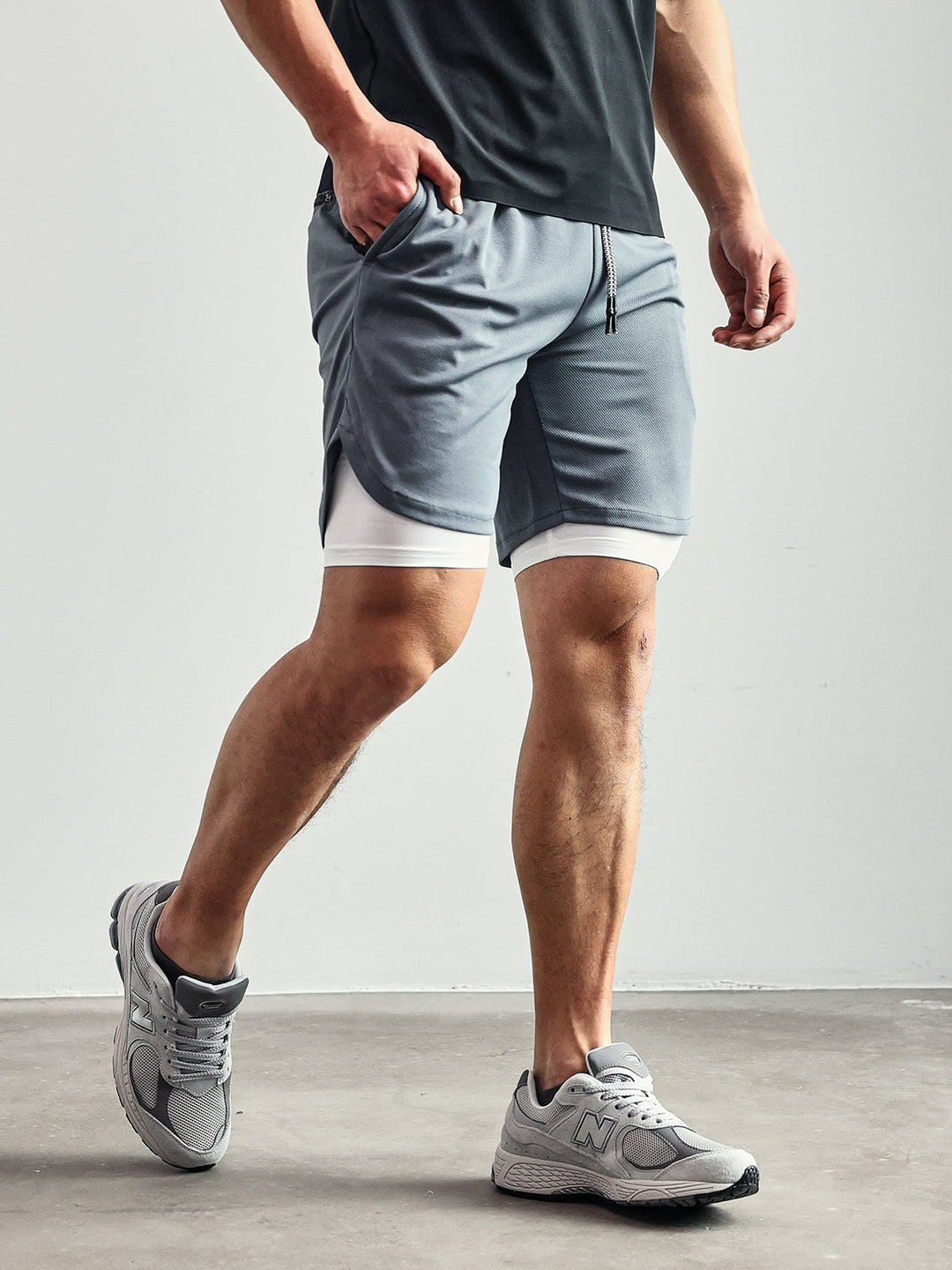 8" Kinetic Pocket Lined 2 in 1 Mesh Short