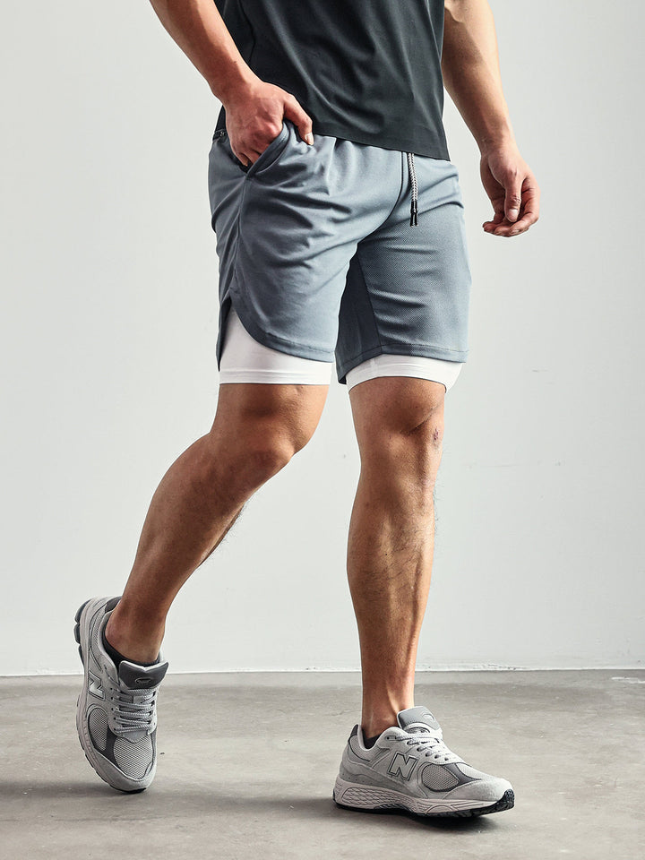 8" Kinetic Pocket Lined 2 in 1 Mesh Short